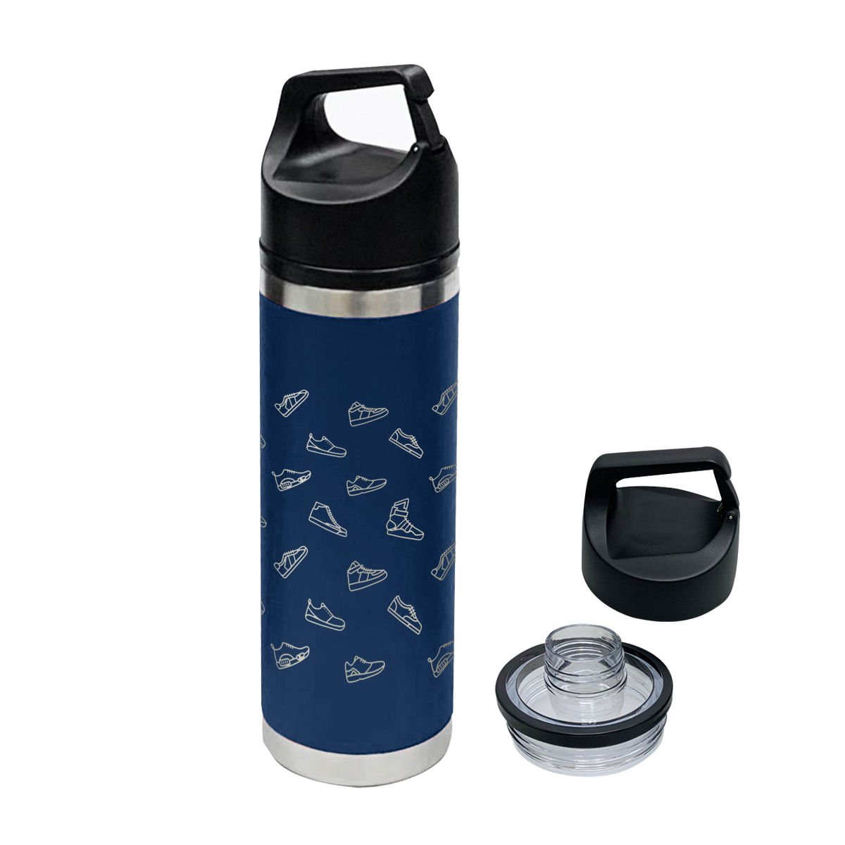 18 Oz. Full Laser Davenport Stainless Steel Bottle 1