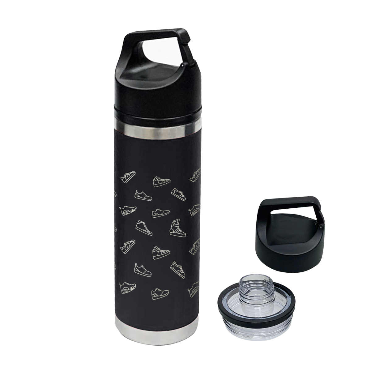 18 Oz. Full Laser Davenport Stainless Steel Bottle 1