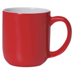 17 Oz. Majestic Mug - 7137 REDWHT Ceramic 17 Oz. Majestic Mug - 7137 REDWHT Ceramic