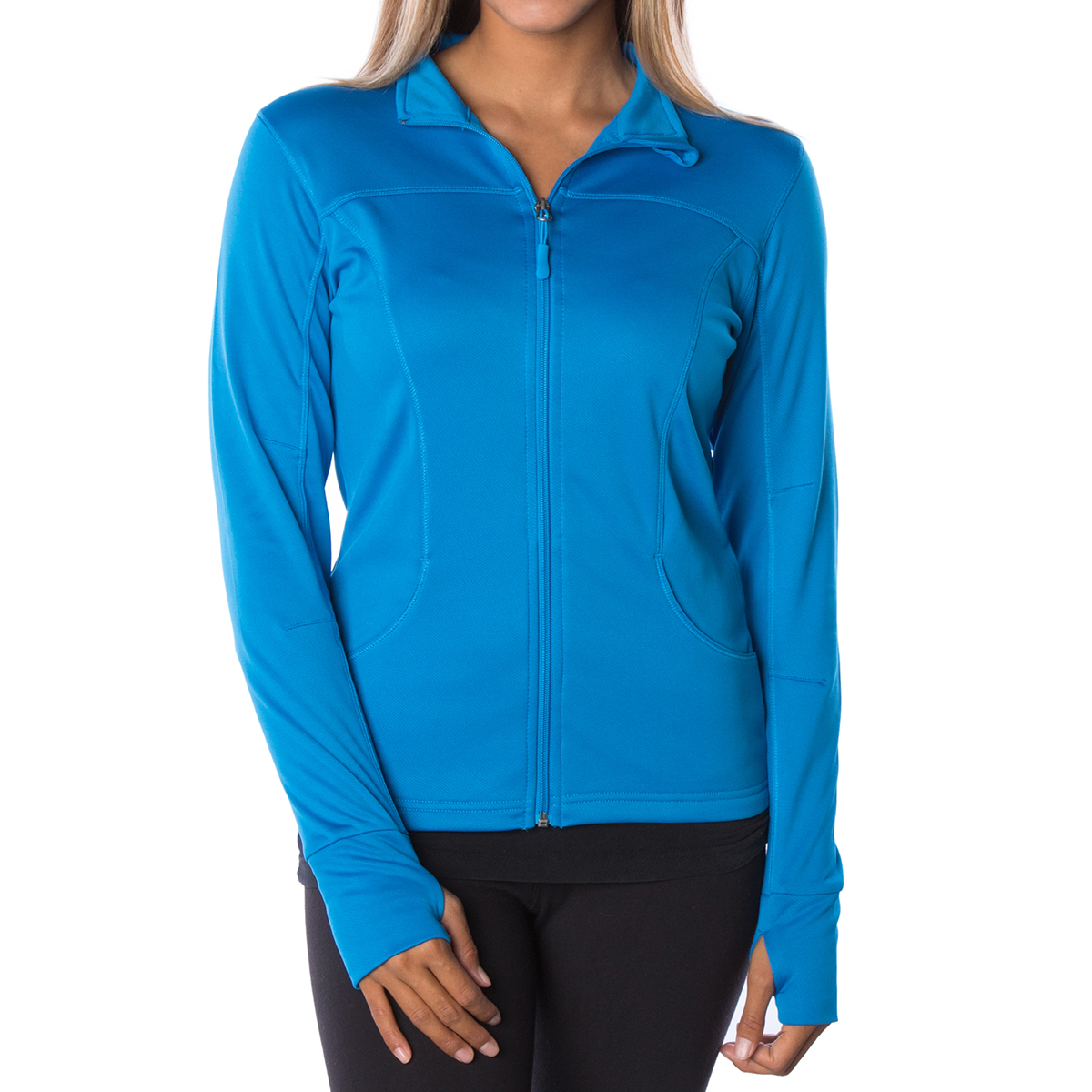 Independent Trading Company Junior%27s Lightweight Poly-tech Zip 1