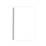 Powerstick Willow Side Bound Notebook - 94072 WHTBLK Blank Powerstick Willow Side Bound Notebook - 94072 WHTBLK Blank