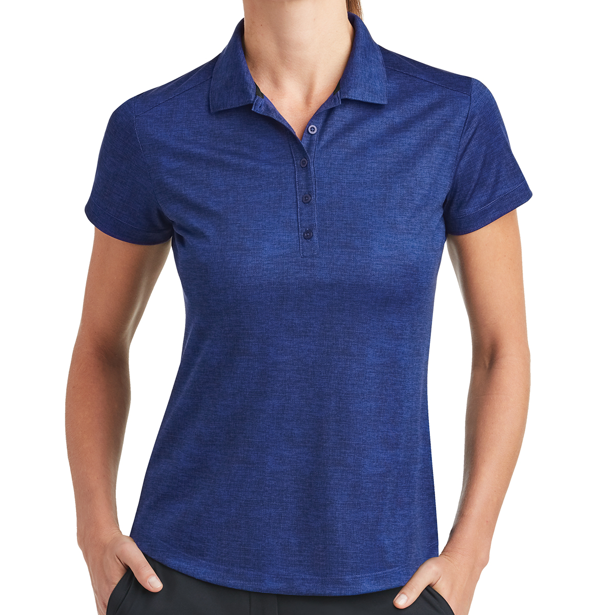 Nike Ladies Dri-fit Crosshatch Polo 1