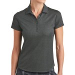 Nike Ladies Dri-fit Crosshatch Polo - 838961 anthraciteblack Nike Ladies Dri-fit Crosshatch Polo - 838961 anthraciteblack