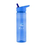24 Oz. Ricky Rpet Bottle - 50302 TRNBLU Colorbrite 24 Oz. Ricky Rpet Bottle - 50302 TRNBLU Colorbrite