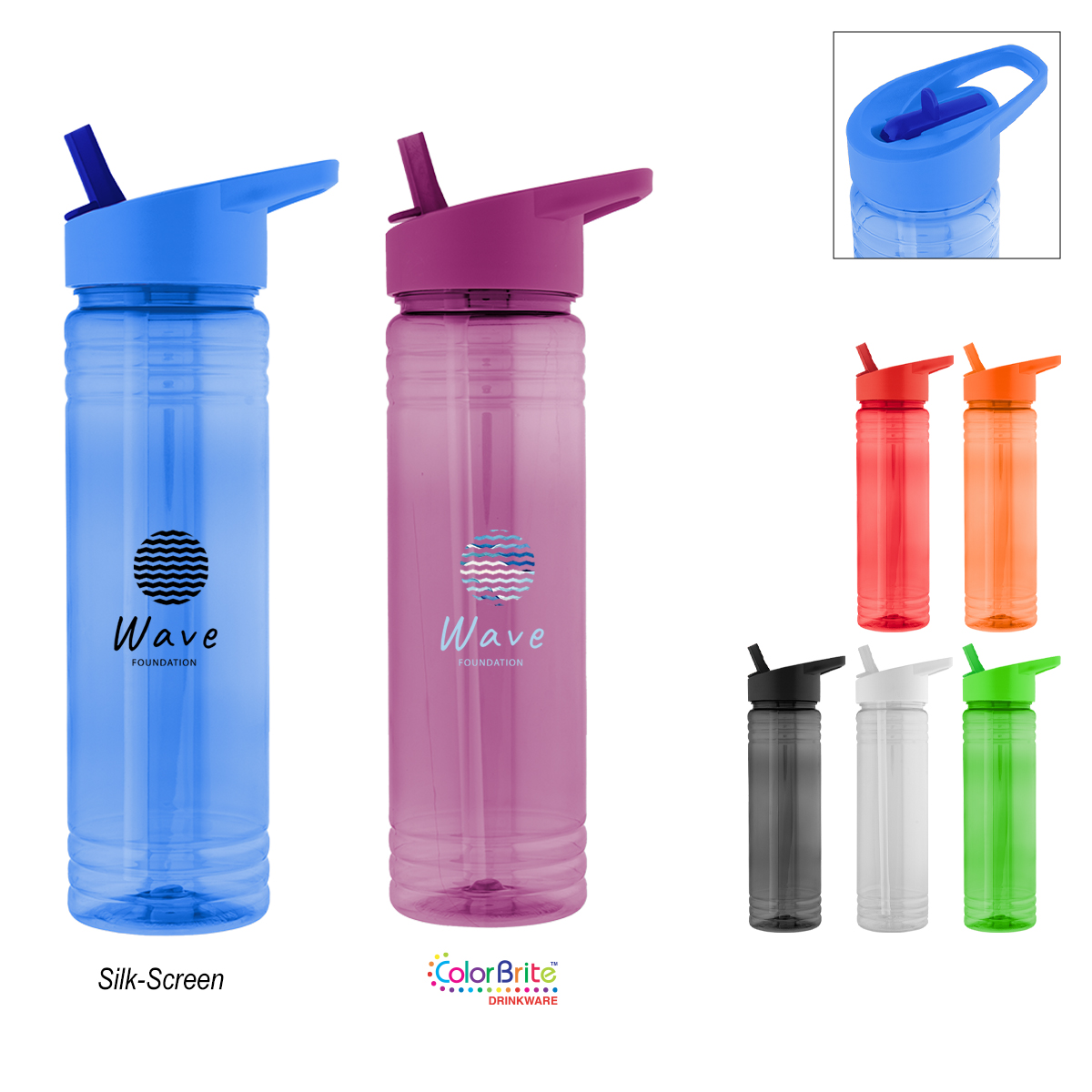 24 Oz. Ricky Rpet Bottle 1