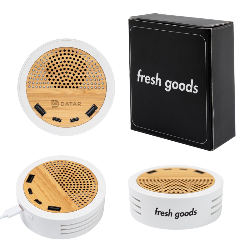 Fresh Goods Rabs & Bamboo Speaker & Charger 1 Fresh Goods Rabs & Bamboo Speaker & Charger 1