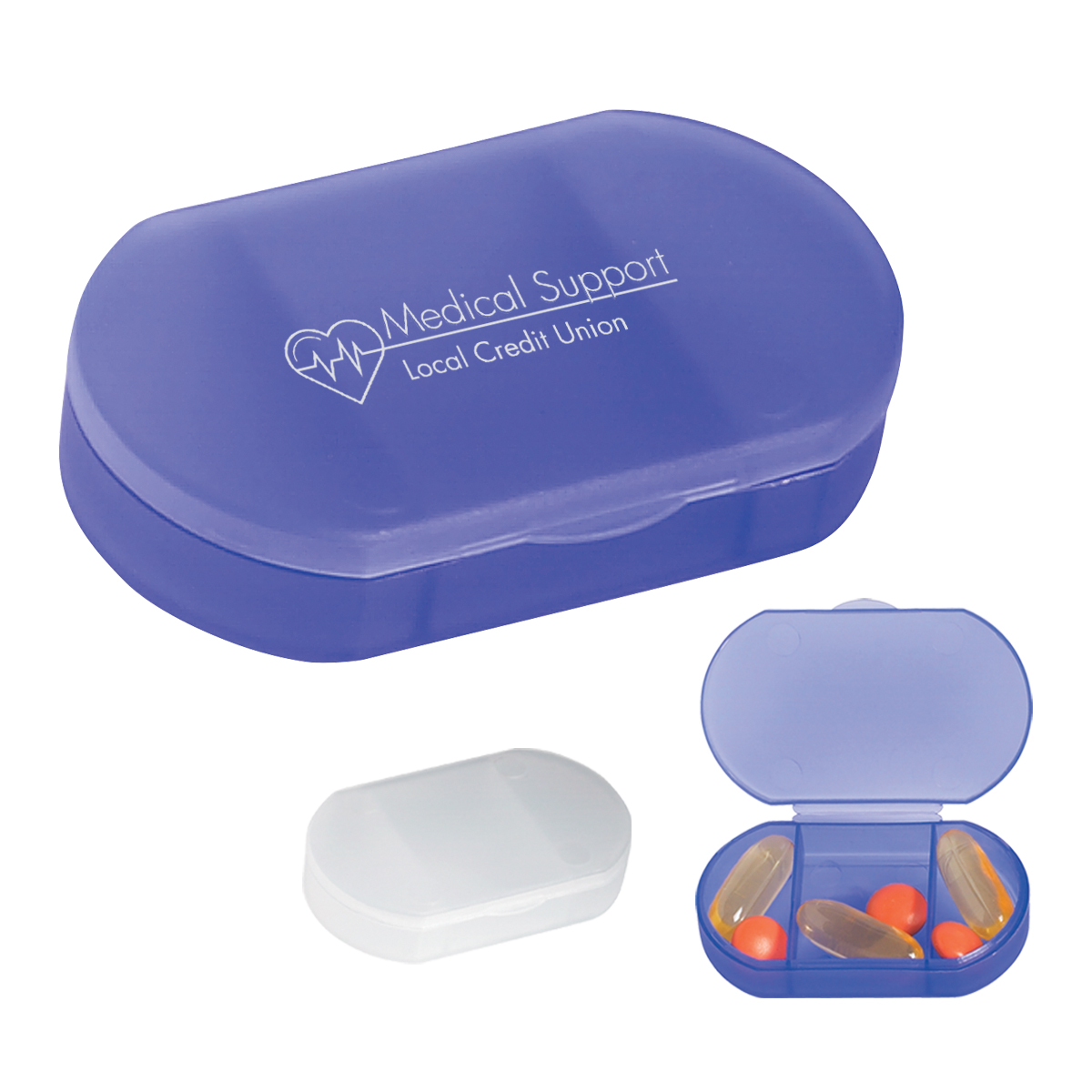 Oval Shape Pill Holder 1