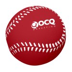 Baseball Shape Stress Reliever - 4090 RED Padprint Baseball Shape Stress Reliever - 4090 RED Padprint