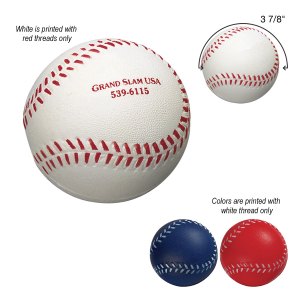 Baseball Shape Stress Reliever 1 Baseball Shape Stress Reliever 1