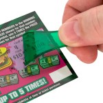 Lottery Scratcher With Bead Chain - 107 TRNGRN Blank Lottery Scratcher With Bead Chain - 107 TRNGRN Blank