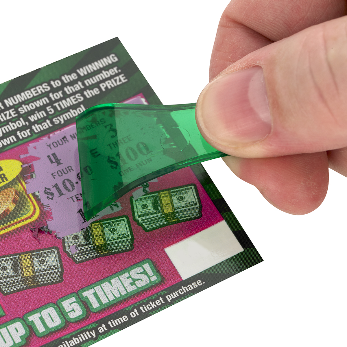 Lottery Scratcher With Bead Chain 1