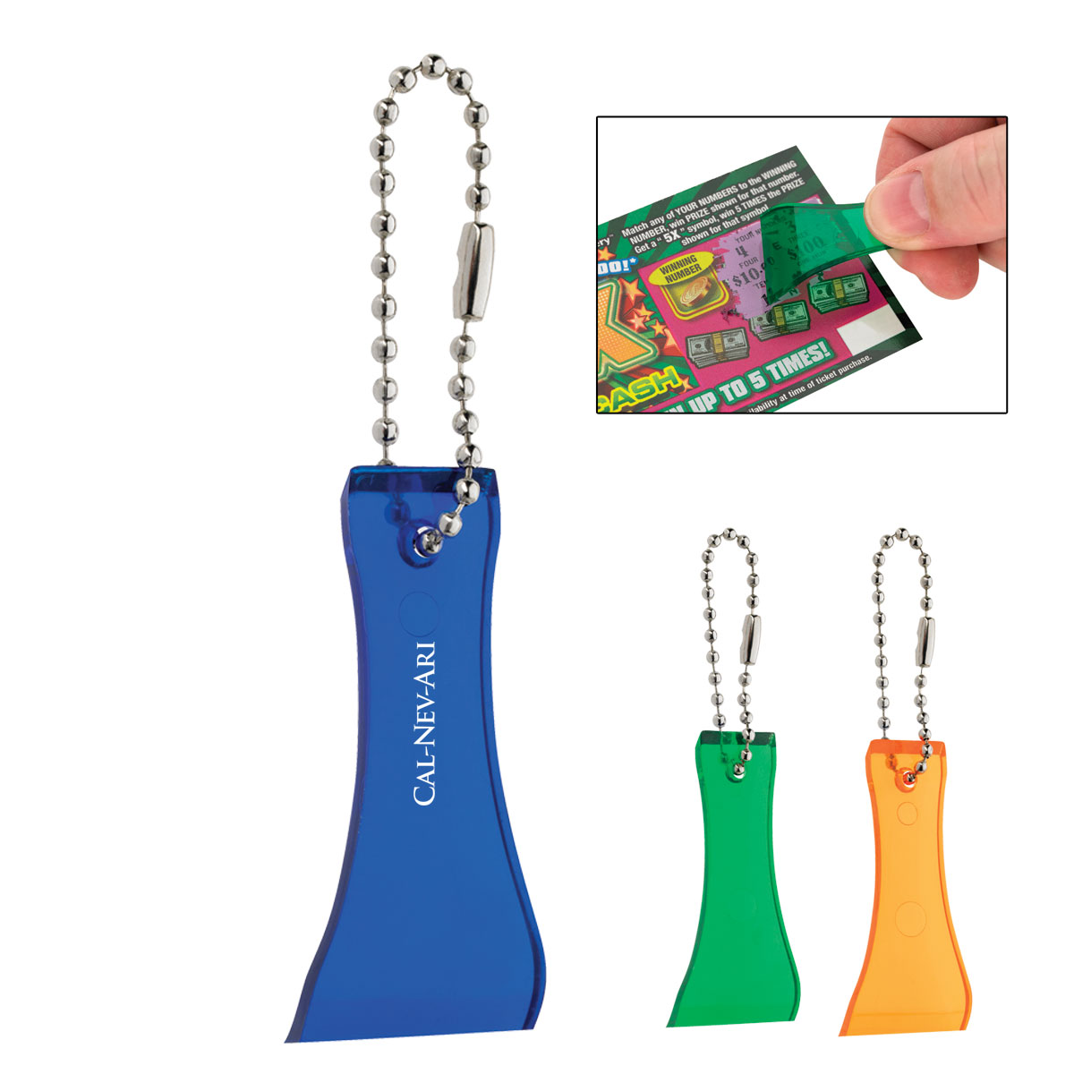 Lottery Scratcher With Bead Chain 1