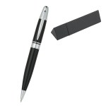 Elite Executive Pen In Case - 931 BLKSIL Front Elite Executive Pen In Case - 931 BLKSIL Front
