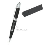Elite Executive Pen In Case - 931 BLKSIL Personalization Laser Elite Executive Pen In Case - 931 BLKSIL Personalization Laser