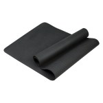 Single Layer Yoga Mat - 6060 BLK Open Single Layer Yoga Mat - 6060 BLK Open