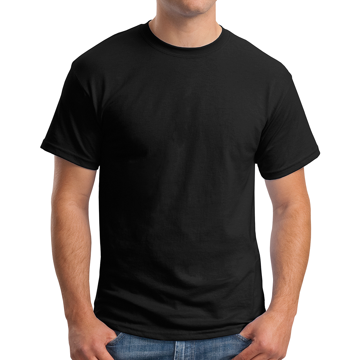 Hanes® - Ecosmart® 50/50 Cotton/poly T-shirt 1