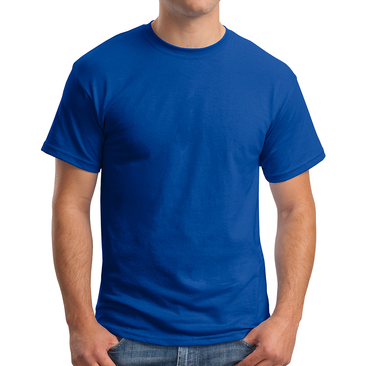 Hanes® - Ecosmart® 50/50 Cotton/poly T-shirt 1