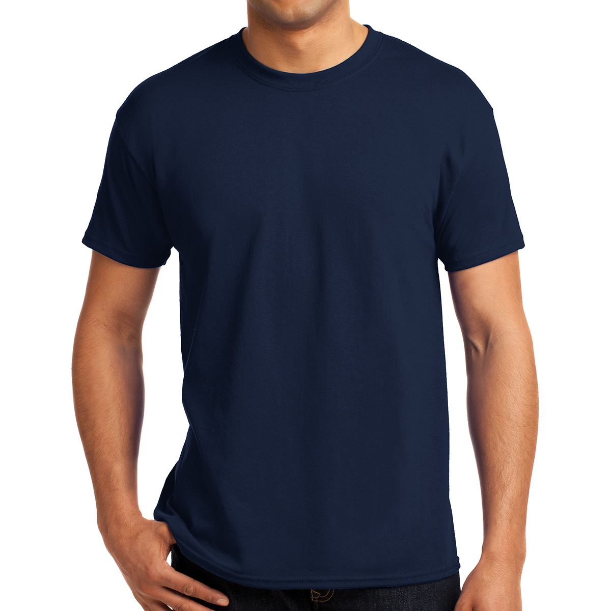 Hanes® - Ecosmart® 50/50 Cotton/poly T-shirt 1