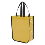 Star Struck Laminated Non-woven Tote Bag - 3683 GRN Blank Star Struck Laminated Non-woven Tote Bag - 3683 GRN Blank