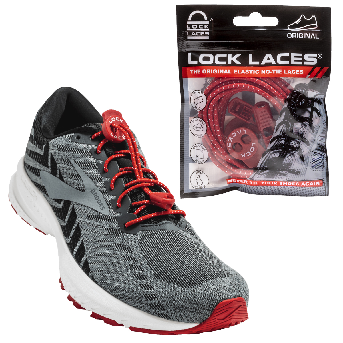 Lock Laces® No Tie Shoelaces 1