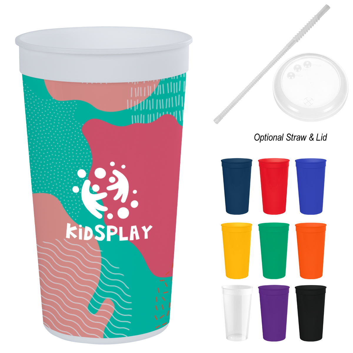 32 Oz. Full Color Big Game Stadium Cup 1