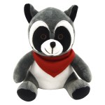 6" Rocco Raccoon - 1289 GRAWHTBLK Bandana 6" Rocco Raccoon - 1289 GRAWHTBLK Bandana