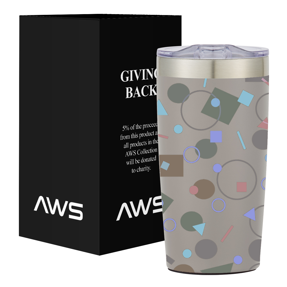 Aws 20 Oz. Full Color Two-tone Himalayan Tumbler 1