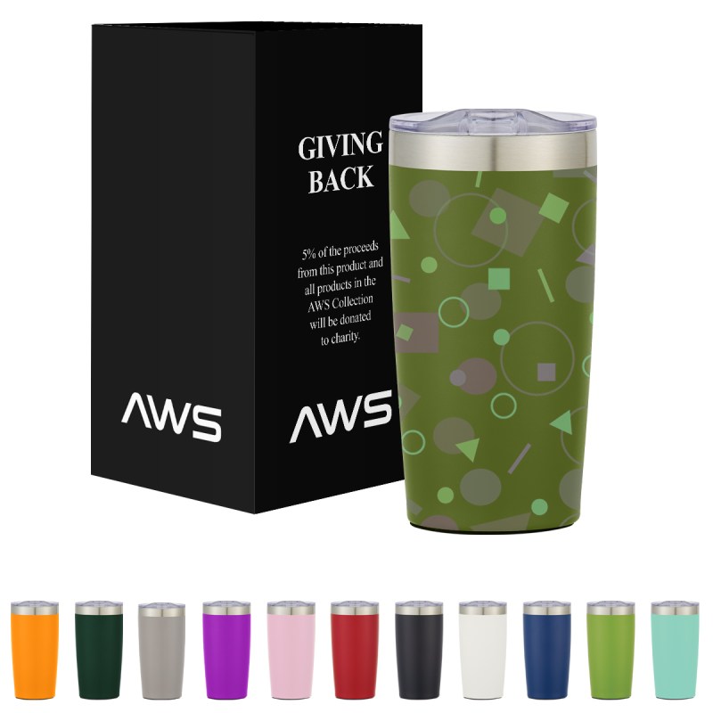 Aws 20 Oz. Full Color Two-tone Himalayan Tumbler 1 Aws 20 Oz. Full Color Two-tone Himalayan Tumbler 1