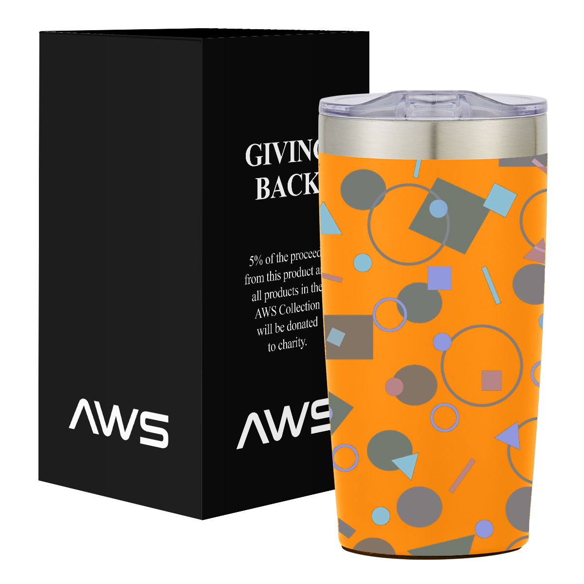 Aws 20 Oz. Full Color Two-tone Himalayan Tumbler 1