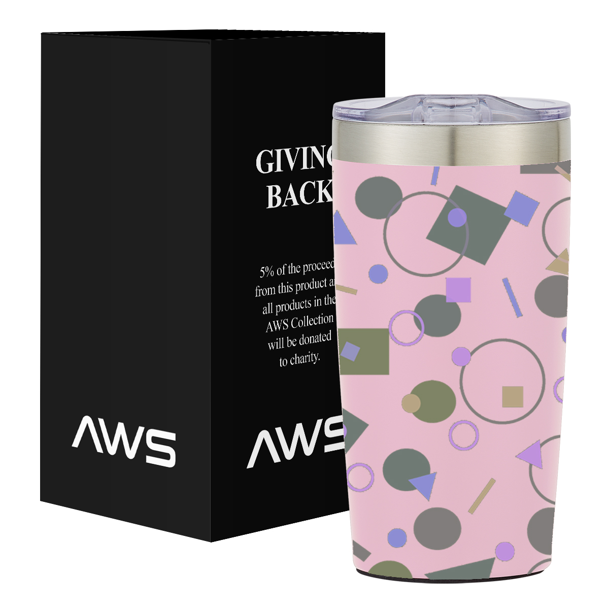 Aws 20 Oz. Full Color Two-tone Himalayan Tumbler 1