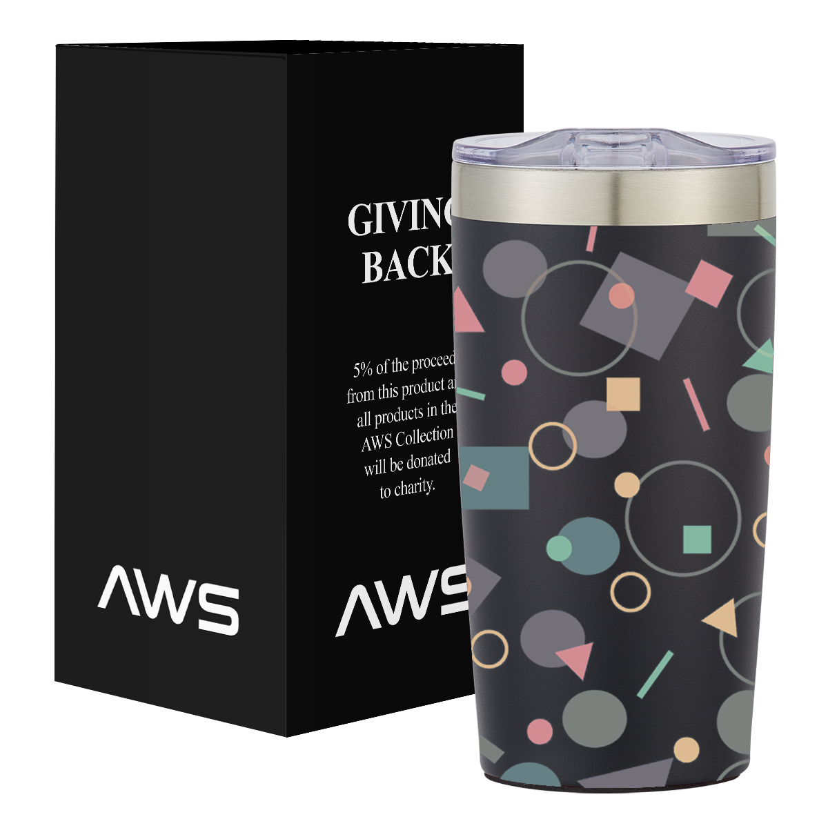 Aws 20 Oz. Full Color Two-tone Himalayan Tumbler 1