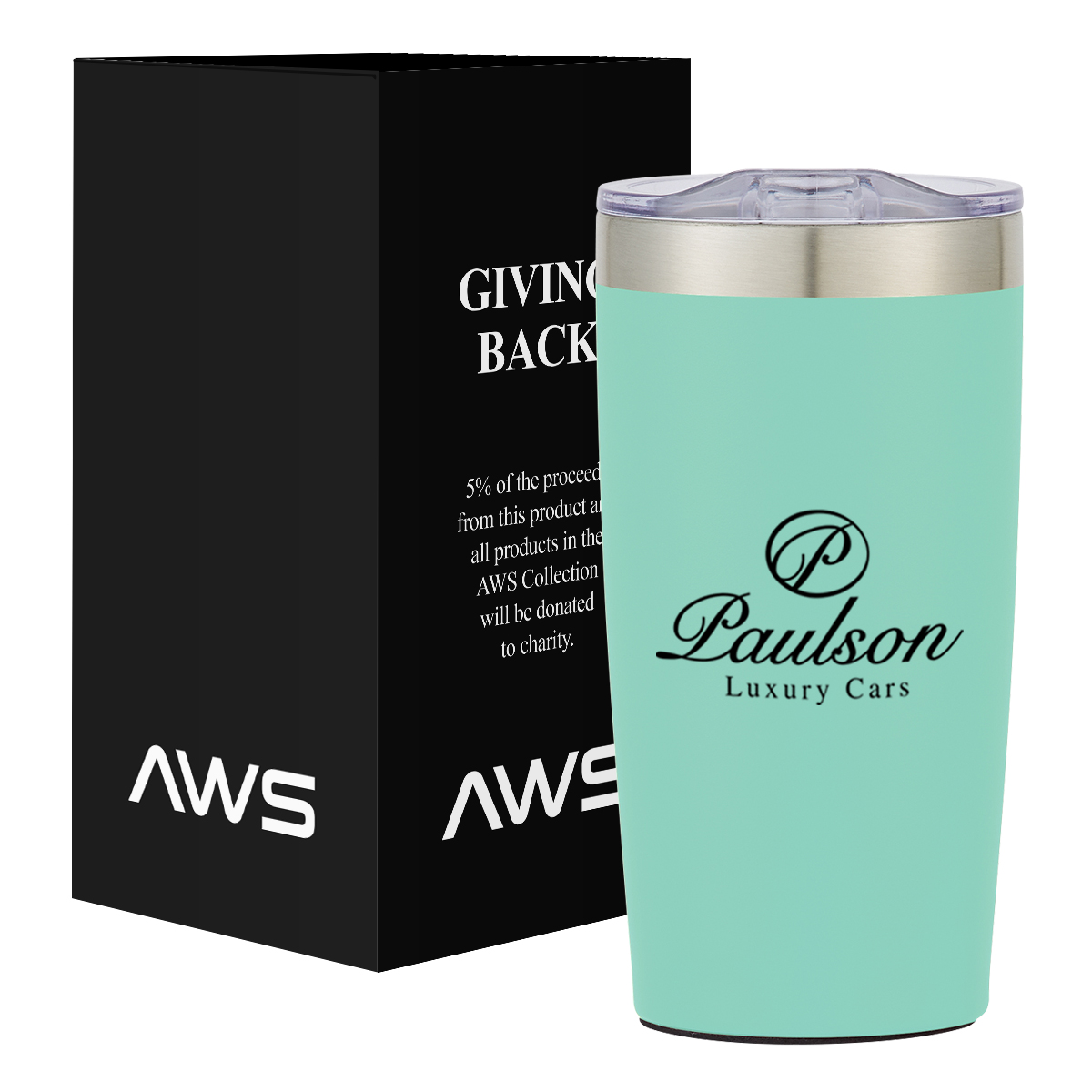 Aws 20 Oz. Full Color Two-tone Himalayan Tumbler 1