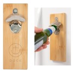 Bamboo Wall Mounted Bottle Opener 1 Bamboo Wall Mounted Bottle Opener 1