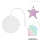 Acrylic Bag Tag - Custom Shape 4" 2 Acrylic Bag Tag - Custom Shape 4" 2