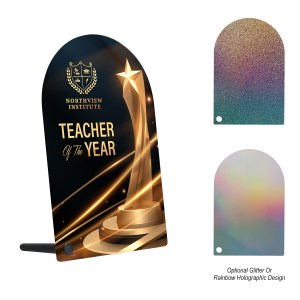 Acrylic Award - Arch Rectangle 7" 1 Acrylic Award - Arch Rectangle 7" 1