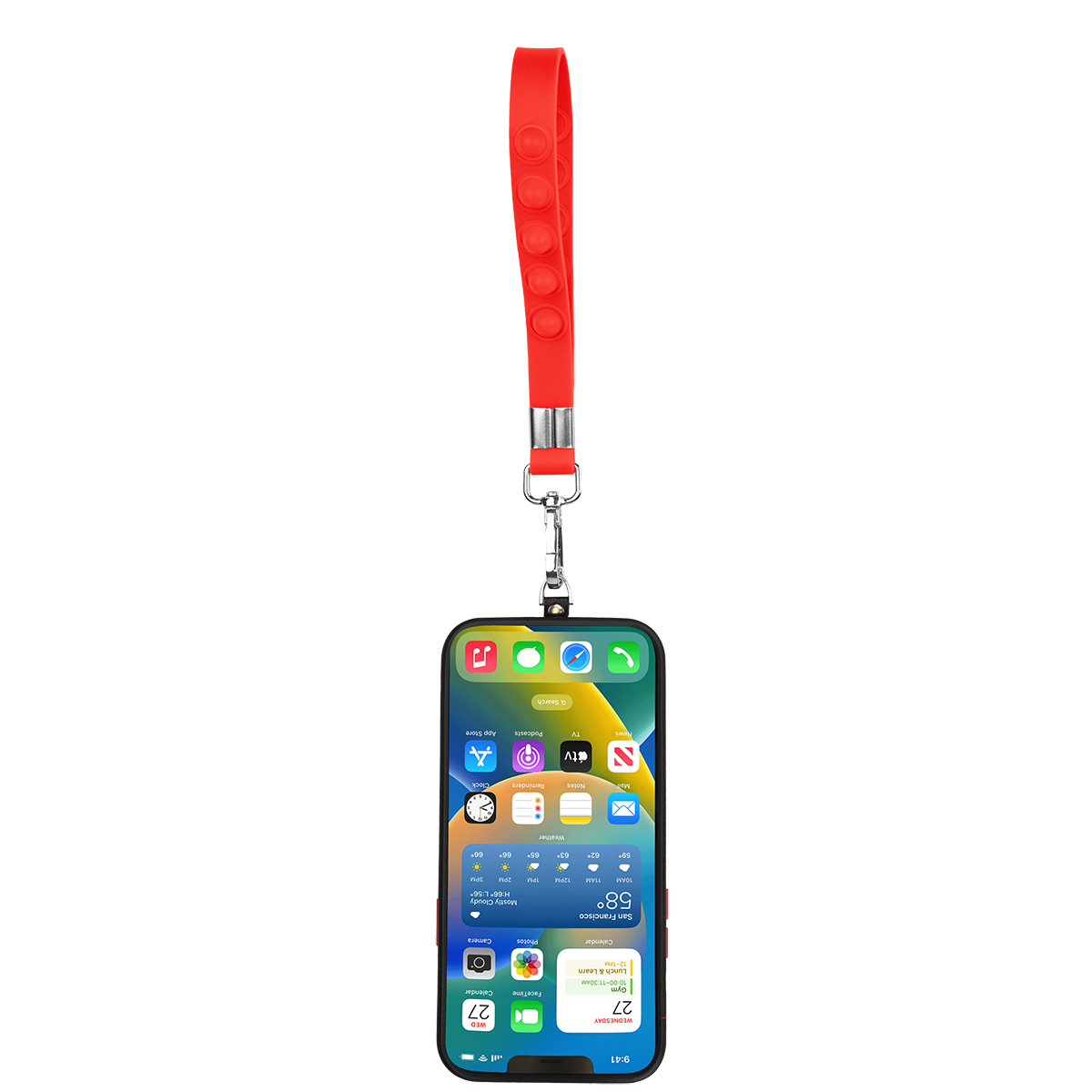 Push Pop Phone Tether Wristlet 1