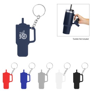 Intrepid Tumbler Shaped Silicone Key Ring 1 Intrepid Tumbler Shaped Silicone Key Ring 1