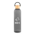 32 Oz. Jeffrey Rpet Bottle With Bamboo Lid And Easy Carry Handle - 50256 TRNCHA Silkscreen 32 Oz. Jeffrey Rpet Bottle With Bamboo Lid And Easy Carry Handle - 50256 TRNCHA Silkscreen