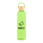 32 Oz. Jeffrey Rpet Bottle With Bamboo Lid And Easy Carry Handle - 50256 TRNLIM Silkscreen 32 Oz. Jeffrey Rpet Bottle With Bamboo Lid And Easy Carry Handle - 50256 TRNLIM Silkscreen