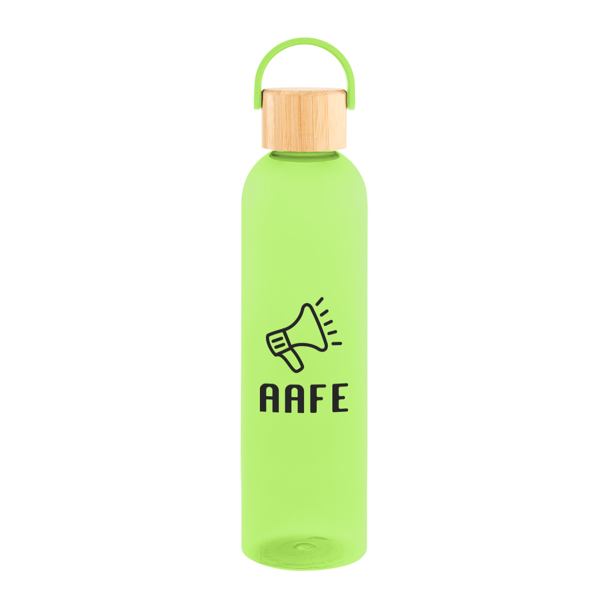 32 Oz. Jeffrey Rpet Bottle With Bamboo Lid And Easy Carry Handle 1