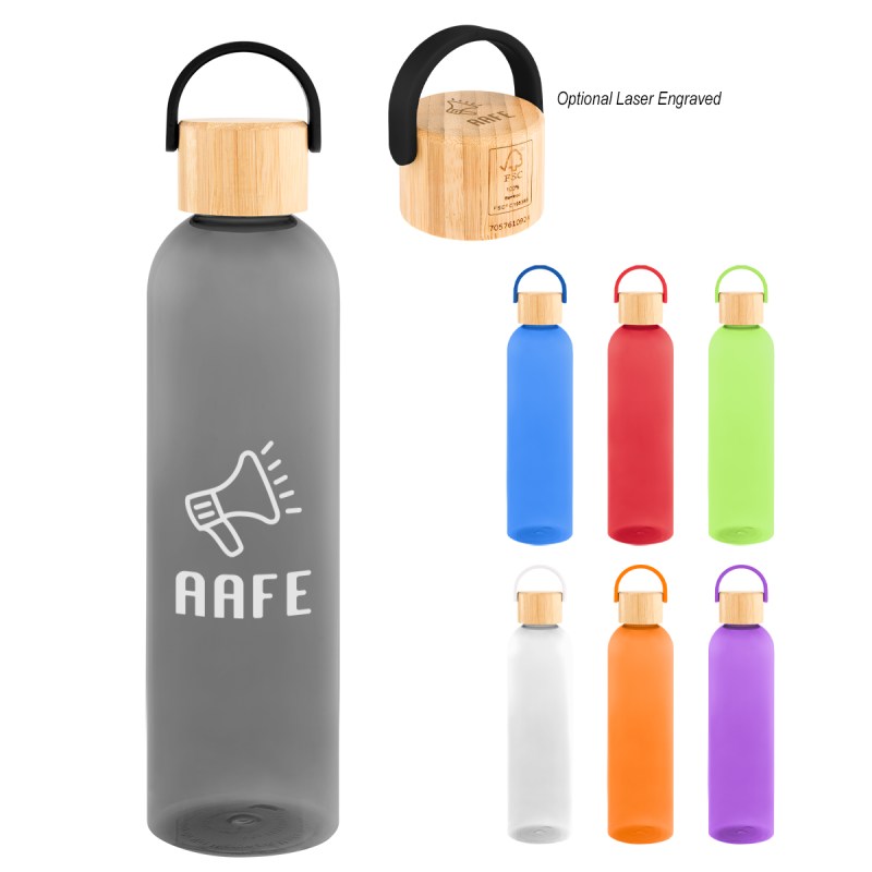 32 Oz. Jeffrey Rpet Bottle With Bamboo Lid And Easy Carry Handle 1 32 Oz. Jeffrey Rpet Bottle With Bamboo Lid And Easy Carry Handle 1