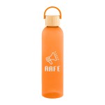 32 Oz. Jeffrey Rpet Bottle With Bamboo Lid And Easy Carry Handle - 50256 TRNORN Silkscreen 32 Oz. Jeffrey Rpet Bottle With Bamboo Lid And Easy Carry Handle - 50256 TRNORN Silkscreen