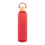 32 Oz. Jeffrey Rpet Bottle With Bamboo Lid And Easy Carry Handle - 50256 TRNRED Blank 32 Oz. Jeffrey Rpet Bottle With Bamboo Lid And Easy Carry Handle - 50256 TRNRED Blank