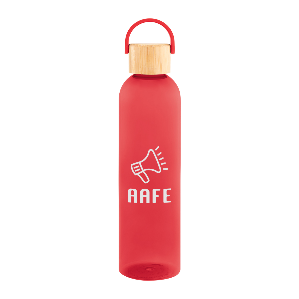 32 Oz. Jeffrey Rpet Bottle With Bamboo Lid And Easy Carry Handle 1