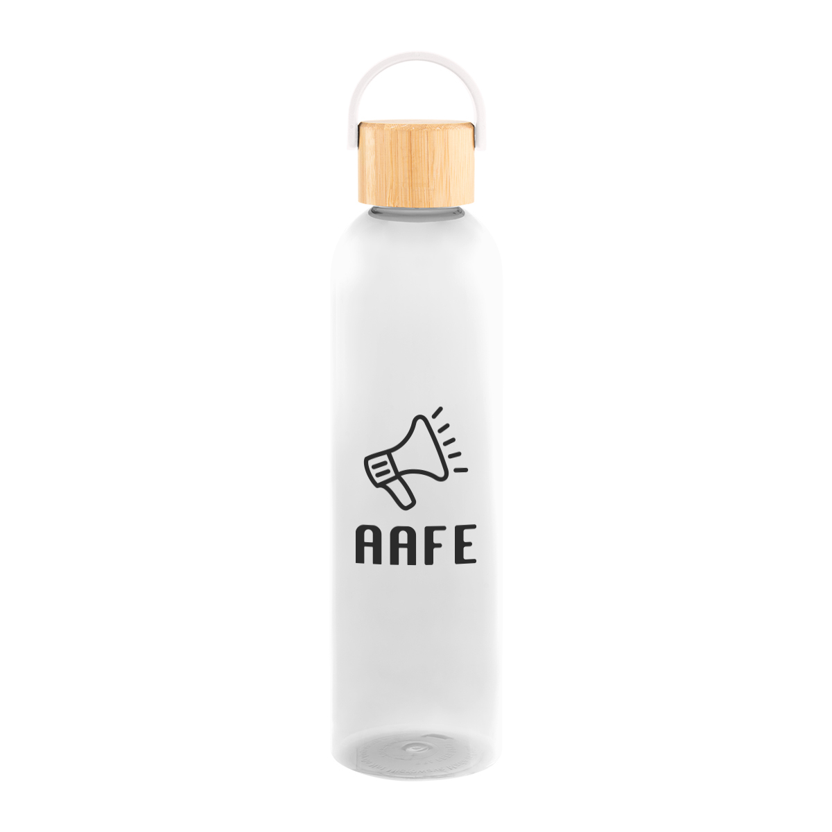 32 Oz. Jeffrey Rpet Bottle With Bamboo Lid And Easy Carry Handle 1