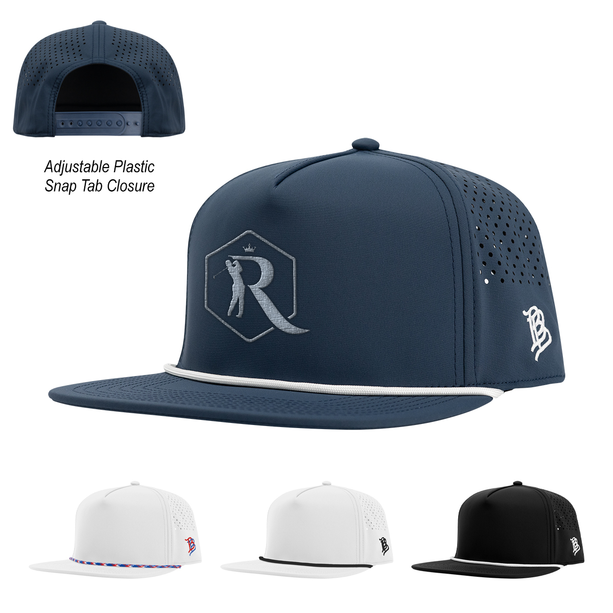 Branded Bills Bare Flat Rope Cap 1