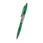 Two-tone Kai Rabs Sleek Write Pen - 11833 TRNBLKGRN Silkscreen Two-tone Kai Rabs Sleek Write Pen - 11833 TRNBLKGRN Silkscreen