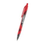 Two-tone Kai Rabs Sleek Write Pen - 11833 TRNBLKRED Silkscreen Two-tone Kai Rabs Sleek Write Pen - 11833 TRNBLKRED Silkscreen