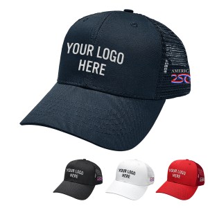 America250™ 6 Panel Trucker Cap 1 America250™ 6 Panel Trucker Cap 1