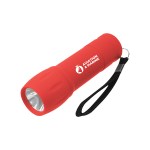 Rechargeable Rubberized Cob Light With Strap 2.0 - 25462 RED Padprint Rechargeable Rubberized Cob Light With Strap 2.0 - 25462 RED Padprint